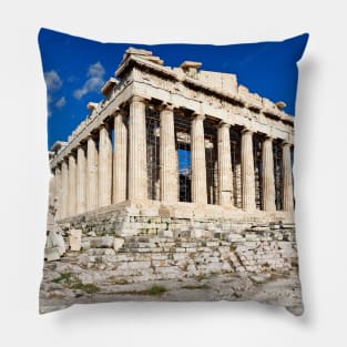 The Parthenon (447 B.C.) on the Athenian Acropolis, Greece Pillow