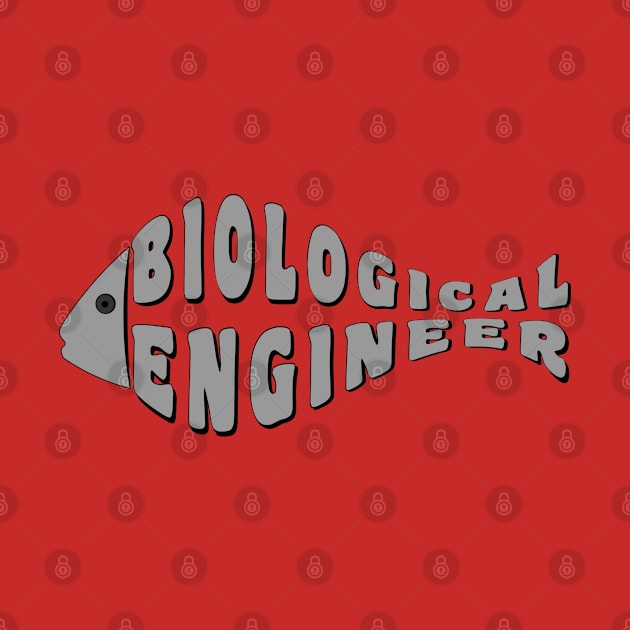 Biological Engineer Gray Fish by Barthol Graphics