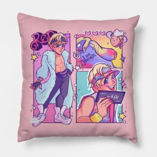 Ken - Barbie movie fanart by anshiehoop Pillow