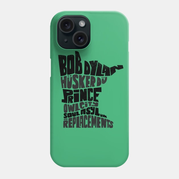 Minnesota Music Phone Case by grrrenadine