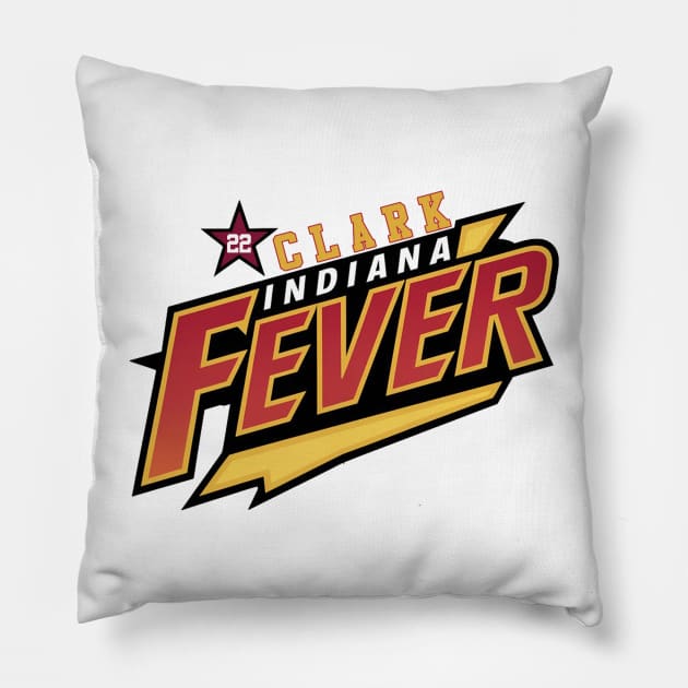 Caitlin Clark Indiana Fever Basketball Pillow by Ruggeri Collection