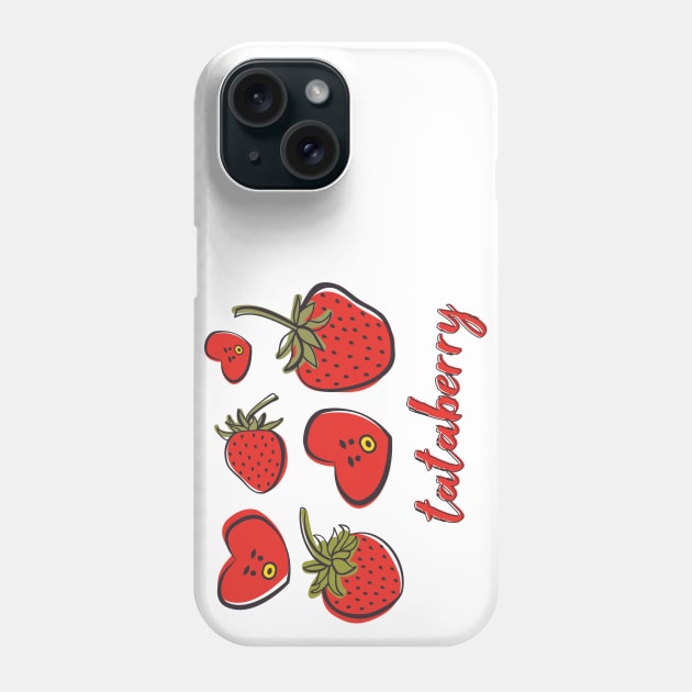 TATABERRY (BT21) Phone Case by goldiecloset