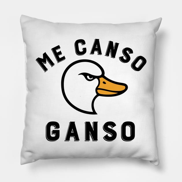 Me Canso Ganso Pillow by Litho