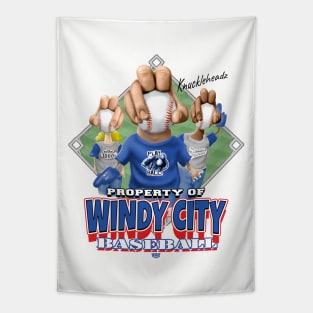 Knucklehead for Windy City Baseball Tapestry