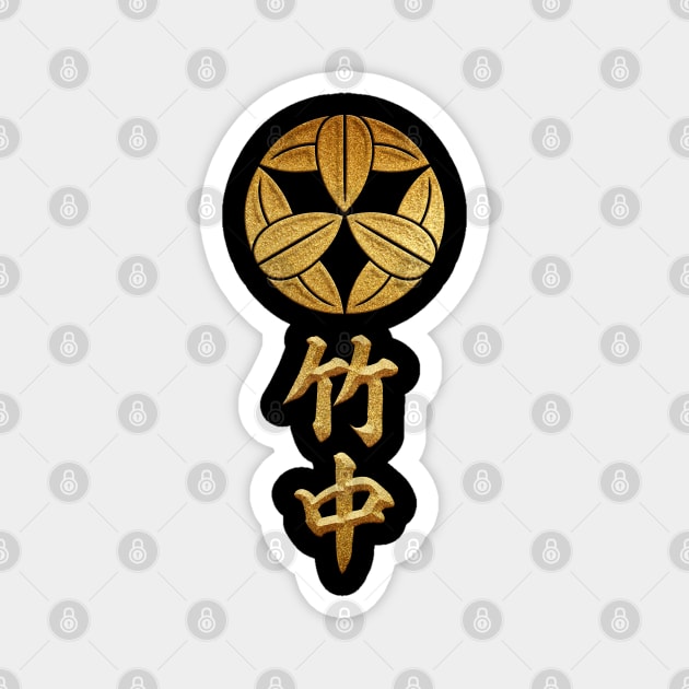 Takenaka Kamon with Takenaka Kanji Magnet by Takeda_Art