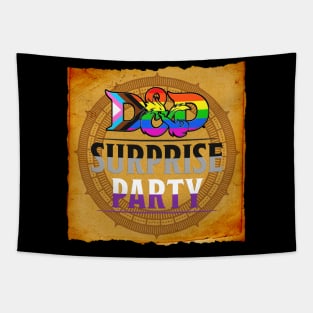 D&D Surprise party Pride - Ace Flag Tapestry