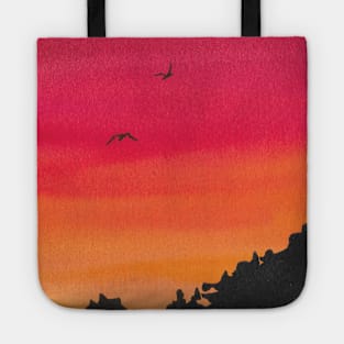 Desert sunset Tote