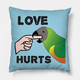 Love Hurts - Senegal Parrot Pillow