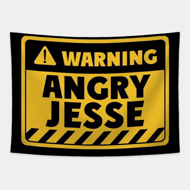 Angry Jesse Tapestry by EriEri