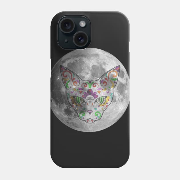 Can you believe they put a cat on the moon? Phone Case by charlescheshire