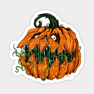 Pumpkin Monster Magnet