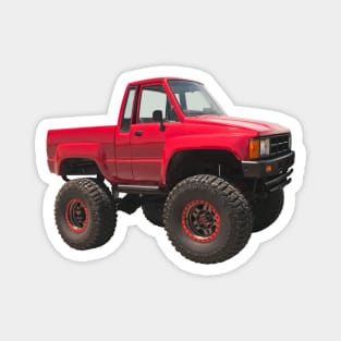 Toyota Pickup Truck Hilux Cartoon Magnet