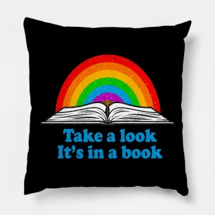 take a look it is in a book Pillow