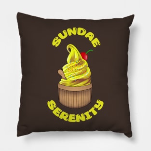 Sundae Serenity Pillow