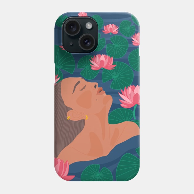 Lotus Pond Phone Case by Shreyasi