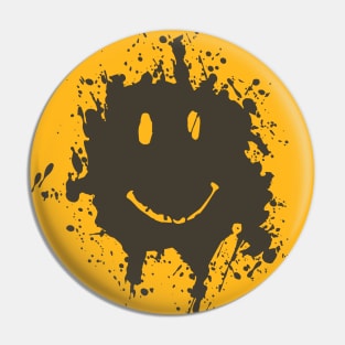 Forrest Muddy Smiley Pin