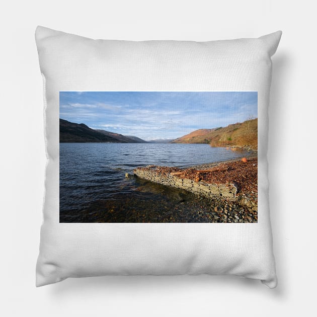 Loch Earn Pillow by StephenJSmith