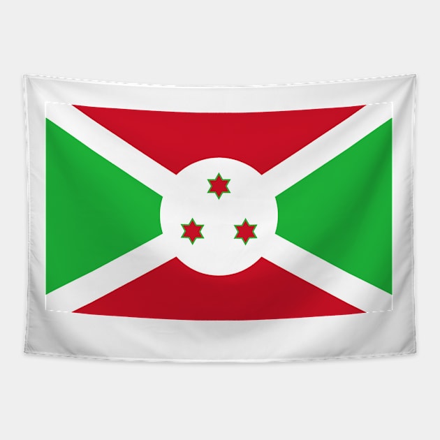 Flag of Burundi Tapestry by COUNTRY FLAGS