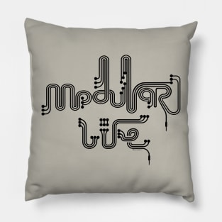 Modular life for Modular synthesizer musician Pillow