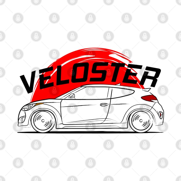 Turbo Veloster KDM Art by GoldenTuners