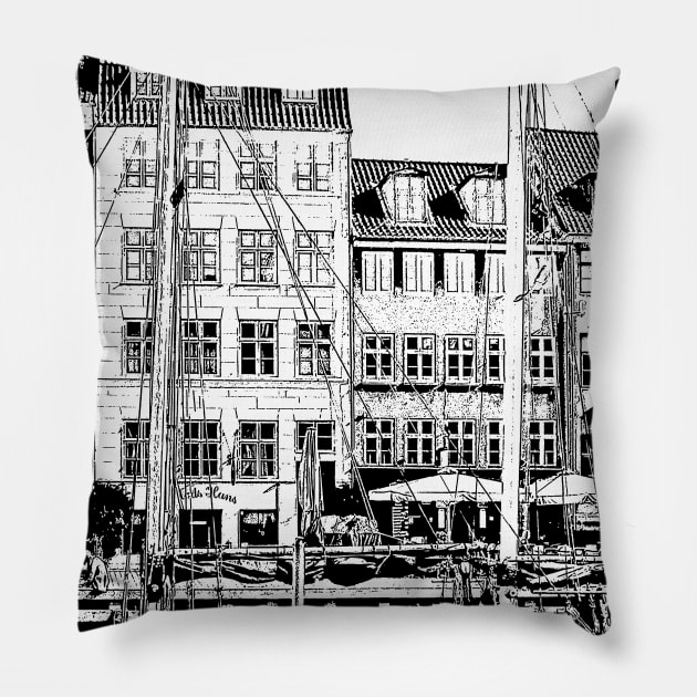 Copenhagen Pillow by TravelTs