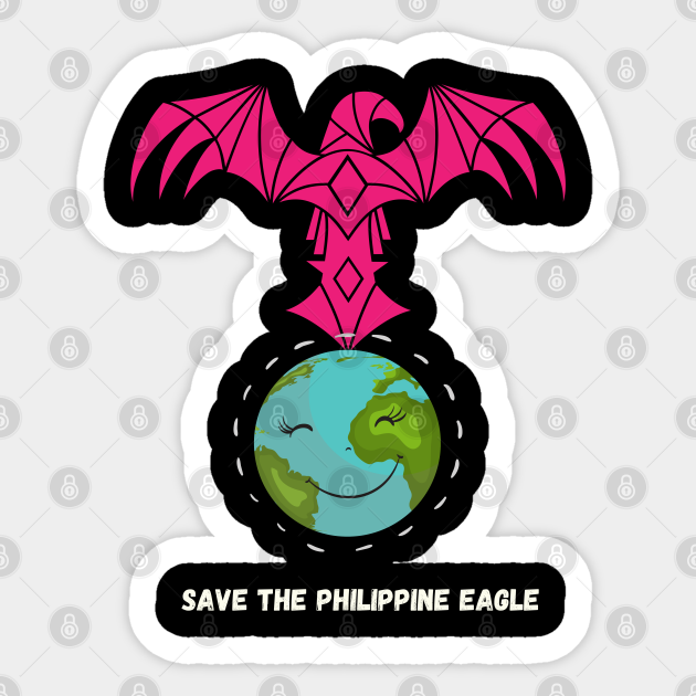 save the philippine eagle save the philippine eagle sticker teepublic save the philippine eagle