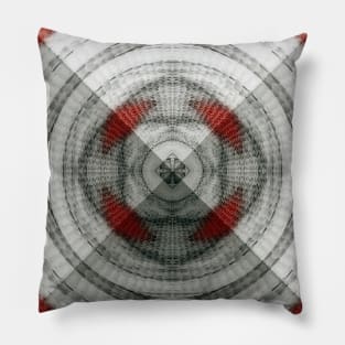 Sacred Geometry 3D Titanium Pyramid Architecture Pillow