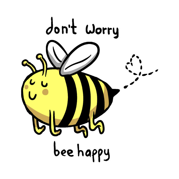 bee happy - Bee - Crewneck Sweatshirt | TeePublic