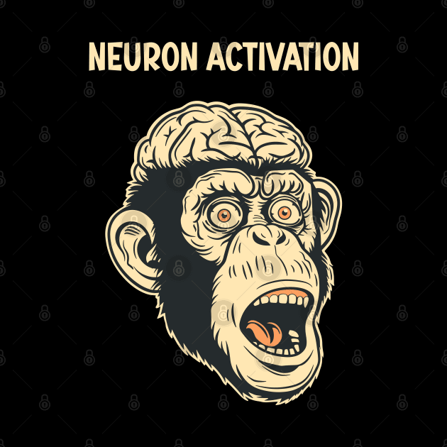 Funny Monkey Brain Internet Meme Neuron Activation by TenchiMasaki