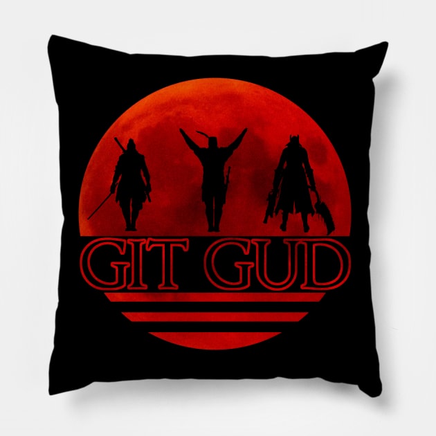 Try Hard-Git Gud Pillow by VicInFlight