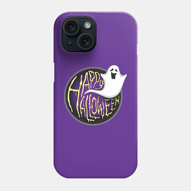 Ghost HAPPY HALLOWEEN Phone Case by O.M design