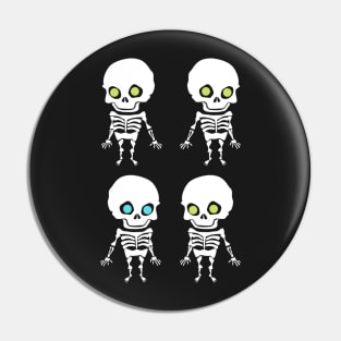 Skeleton pattern Pin