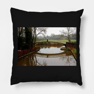 Oxford Canal Bridge 39 Cathiron Pillow