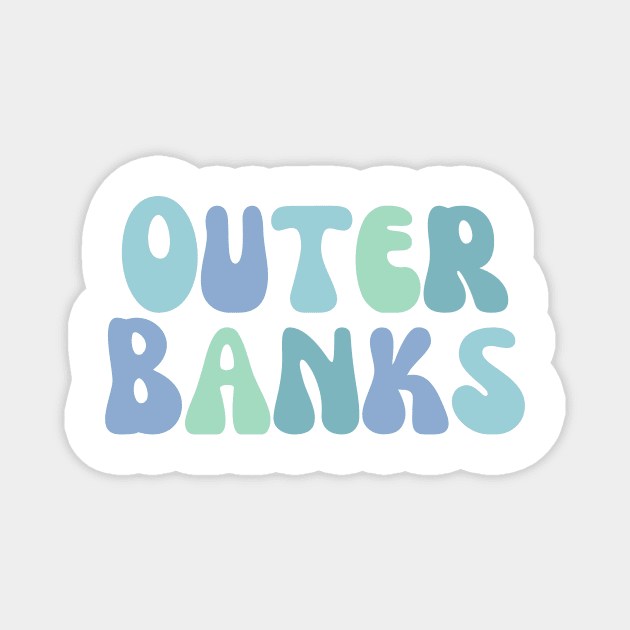 Outer Banks Magnet by BloomingDiaries