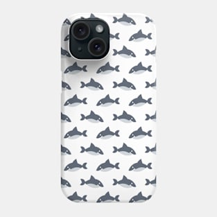 Funny cartoon shark pattern Phone Case