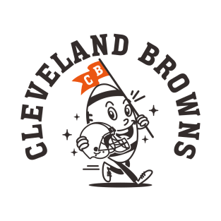Cleveland Browns mascot black orange T-Shirt