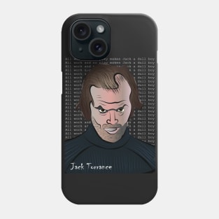 The maddening of Jack Torrance Phone Case