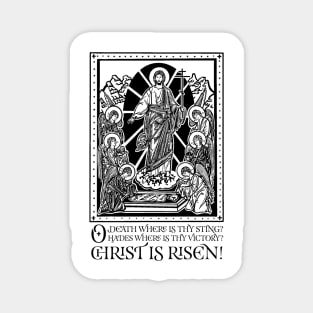 Black Pascha with Text - The Feast of Feasts Magnet