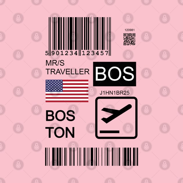 Boston USA travel ticket by Travellers