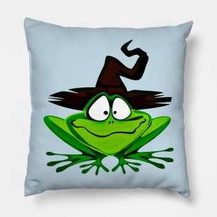 Halloween frog prince charming Pillow