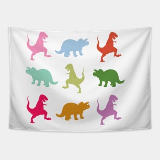 Colorful Donosaurs Tapestry