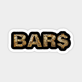 Gold Bars Magnet