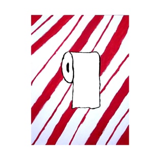 Candy Cane Toilet Paper T-Shirt