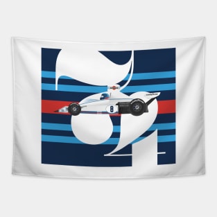 Formula One Retro Tapestry