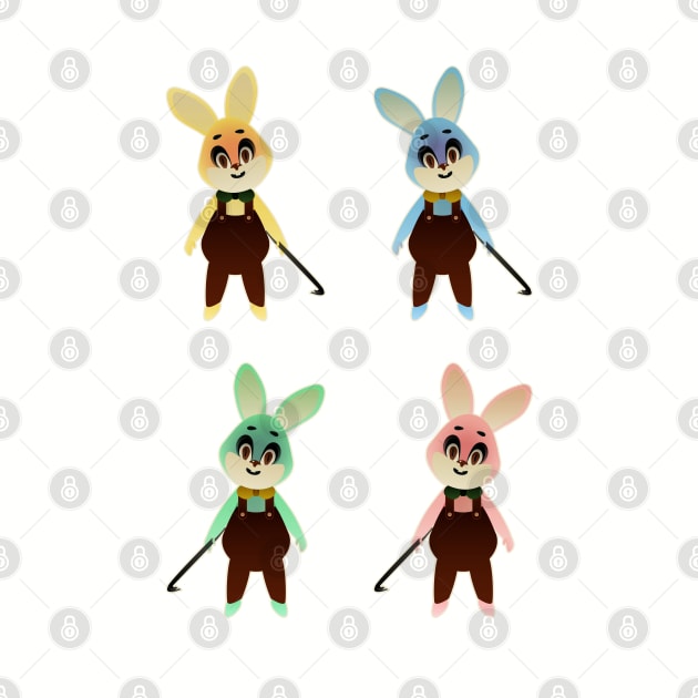 Robbie Rabbit Legions by pumpkinlillies