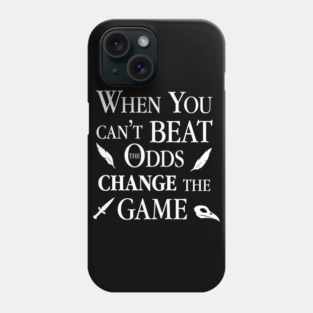 When you can't beat the odds Phone Case by LoShimizu