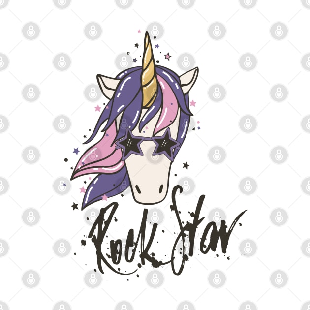 Unicorn Rock Star by Mako Design 