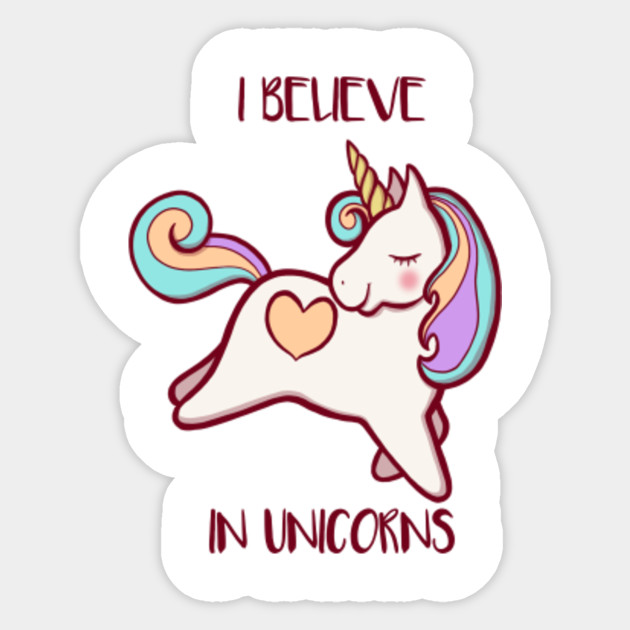 Download I Believe in Unicorns - I Believe In Unicorns - Sticker ...