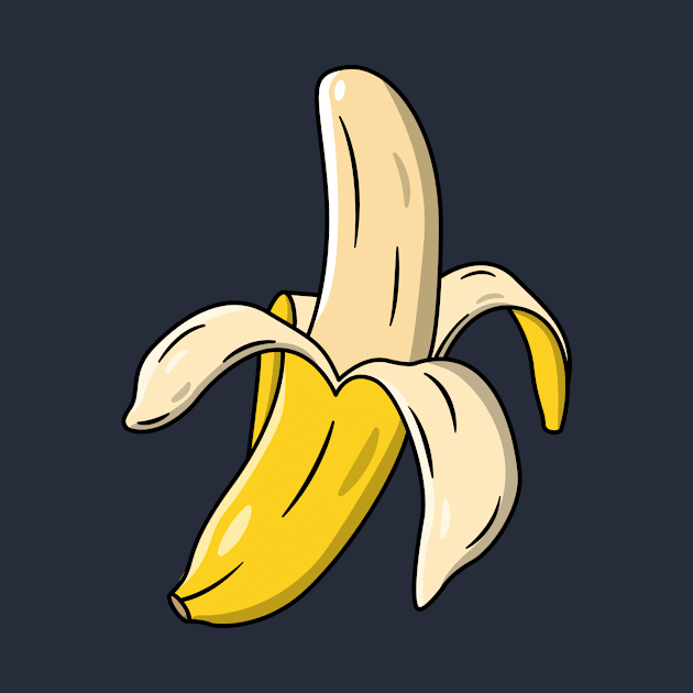 Half Peeled Banana by KH Studio