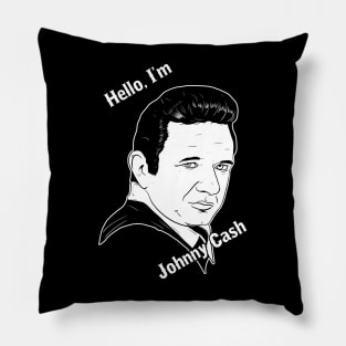 Hello, I'm Johnny Cash Pillow